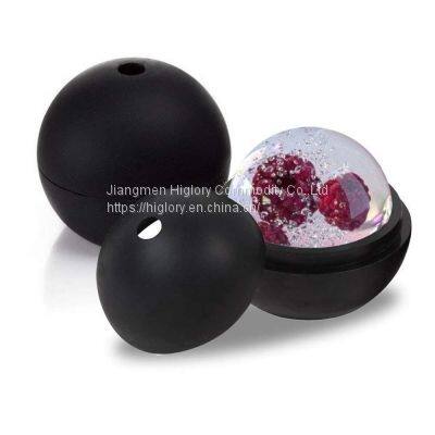 2022 Amazon Hot Selling Ball Shape Household Silicone Freezer Trays Silicone Ice Cube Mold Seals In Freshness With Lid photo-4