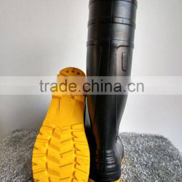 Black Pvc Safety Boots CE EN ISO20345 S5 photo-4