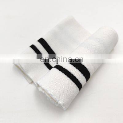 Factory Directly Polyester Elastic T Shirt Jacket Rib Good-Feeling Twist Rib Knit Top Cuff Fabric