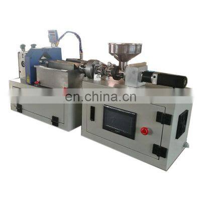 mini plastic Experimental extruder machine for PE/PA/TPU