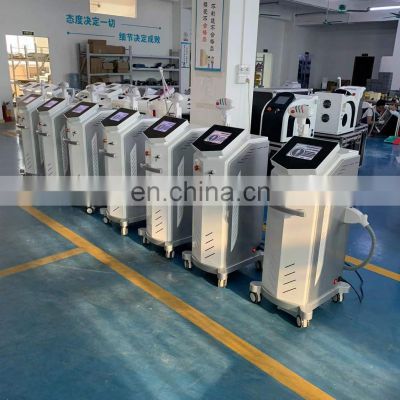 2022 new CE TUV 1800W 2000W ND YAG+DIODE laser two handles titanium laser hair removal Tattoo removal machine