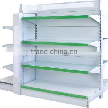 with end cap gondola shelf end shlef