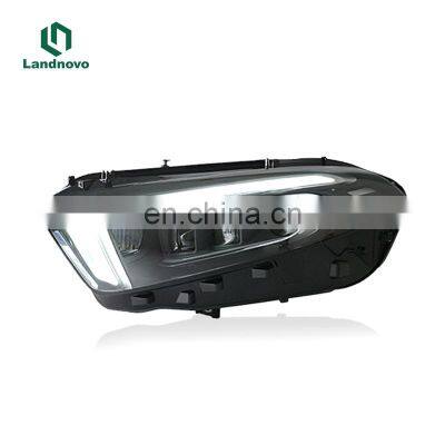 Landnovo Full Led Head Light Lamp for 2018-2020 Mercedes A160 A200 a Class Upgrade LED Head Light Head Lamp