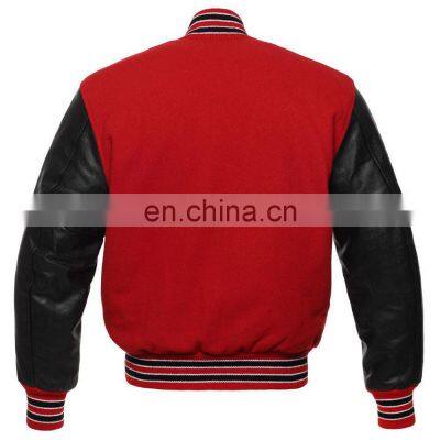 Varsity Jackets Custom Printing Long Sleeve Men's Baseball Jacket Men Plain Blank Varsity Letterman Jackets photo-3
