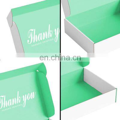Custom Logo Eco-friendly Small Large Size Packaging Gold Foil Stamping Corrugated Cardboard Gift Box for Mailing Shipping photo-3