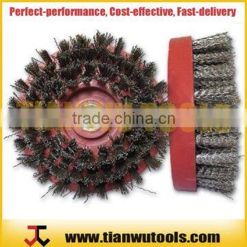 4" Round Antique Wire Brush for Natural Stone and4" Round Antique Wire Brush for Natural Stone and Engineered Stone