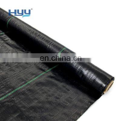 Black color PP Non woven ground cover UV protection garden weed mat