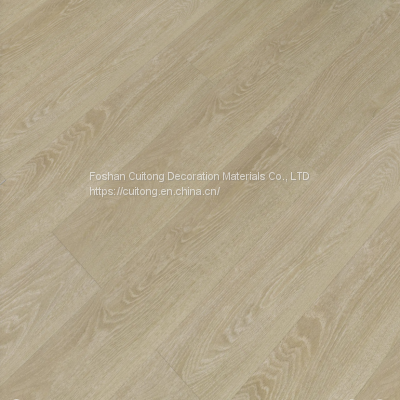 Wood grain vinyl floor manufacturers direct SPC sheet floor stone plastic floor tile Foshan wholesale waterproof floor paste