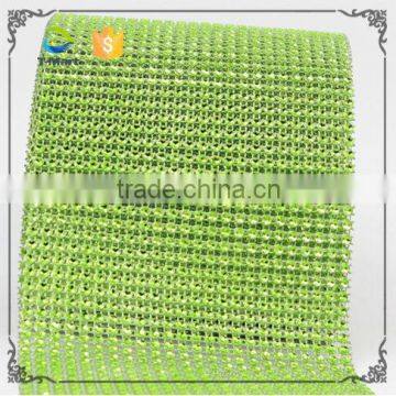 Green Rhinestone Ribbon Diamond Mesh Wrap DIY