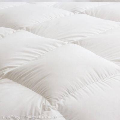 100% Cotton White Fabric 80% White Goose Down Bedding Comforter photo-2