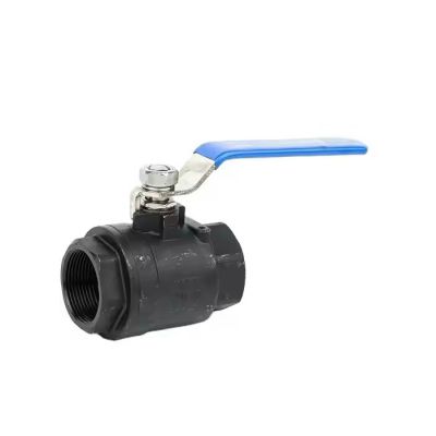 Hot Sale 2PC Carbon Steel WCB NPT Female Screwed End Floating Ball Valve 2000WOG