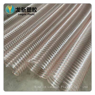 PU Polyurethane Steel Wire Hose Sanitation Truck Dust Removal Pipe photo-3