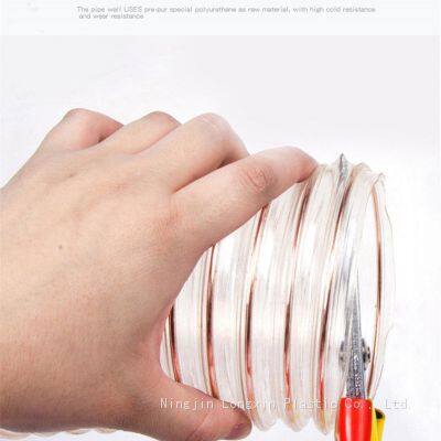 PU Polyurethane Steel Wire Hose Industrial Dust Removal Duct photo-2