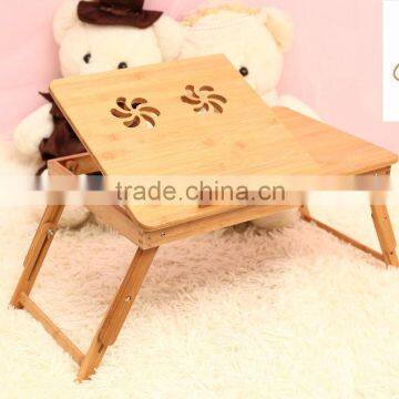 bamboo folding laptop computer table