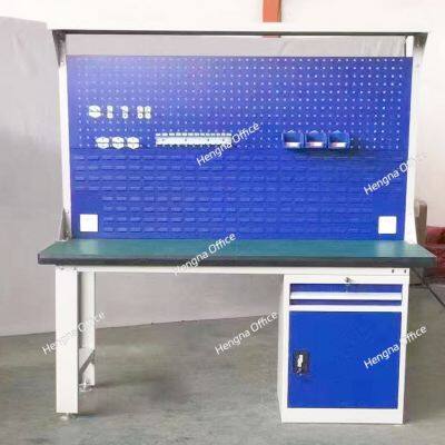 Heavy-Duty Steel Workbench for Industrial Workshop Use