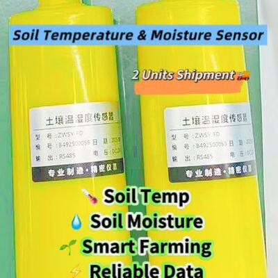 Soil Temperature & Moisture Sensor