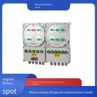 Meirun Vertical Explosion-proof Power Distribution Box, Dust-proof and Anti-corrosion, Suitable for Dust Environment, Non-standard Customization photo-5