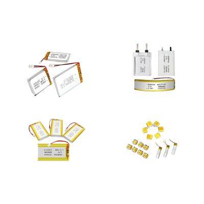 Hot Model 523450 Pouch Cell 3.7V 1000mAh Lithium Polymer Battery for Solar Power Light photo-2