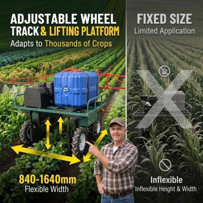 Vigorun SPRY600 Boom Sprayer CE EPA Approved Gasoline Engine Electric Sprayer Agricultural 600l Chemical Sprayer