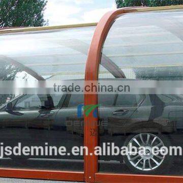 2mm clear uv protected polycarbonate sheet for car port