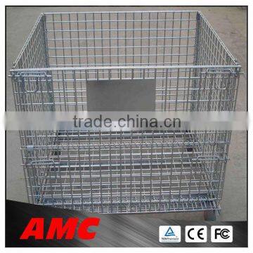 Mesh Wire Storage Cage Mesh Pallet Metal Cage photo-5