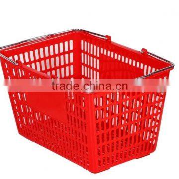 JIABAO perforated plastic baskets supermarket used