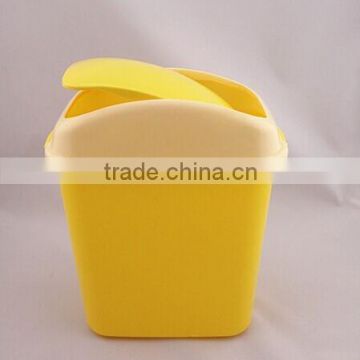 CCHG-012 PP Mini Waste Bin Garbage Bin with Moving lid in different colors