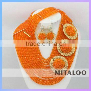 Mitaloo Competitive Price Custom Factory Direct Sale African Coral Beads Jewelry Set