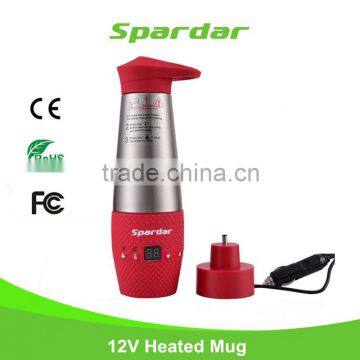 Electric Heated thermos travel mug 12V