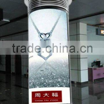 LED Curved Column Mount Light Box