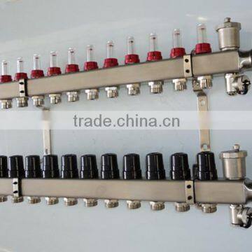Hight quality floor heating system Stainless Steel Manifold