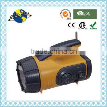 Compact Torch Radio with Siren