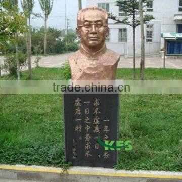 Bronze famous educator bust