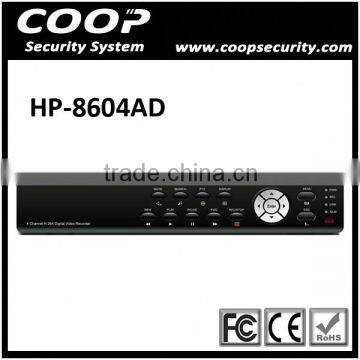 Cheap Dual Stream BNC VGA P2P DVR PTZ DVR H.264 HDMI 4CH CIF DVR
