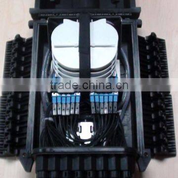 FTTH Drop Cable Splice & Splitter Closure, similar to 3M BPEO Size 1 for Fibre Distribution Point for 16 Drops or 24 Drops