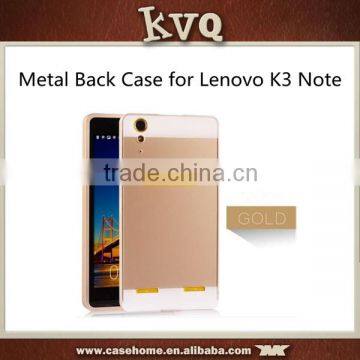 2016 Golden Metal Hard Back Cover Case for Lenovo K3 Note A7000