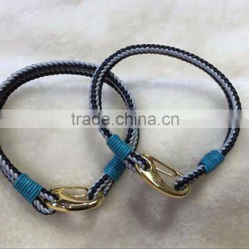 Leather Bracelet, PT2178 Genuine Leather Jewelry Stingray Leather Bracelet, Braided Leather Bracelet Lady Jewelry Wholesale