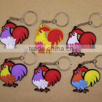 Fashion Style Custom Logo Promotional Rubber Keychain photo-1