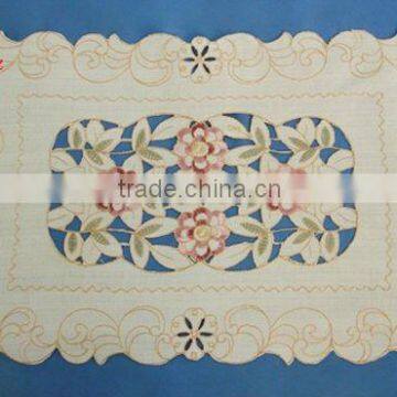 100%polyester embroidery doily houseware household textile