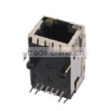 Shielded RJ11 Transformer Jack/Connector with LED