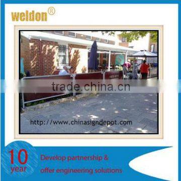 Premium Barricade Advertising barrier Panel - Double Sided