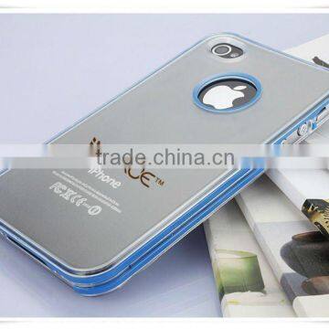 Two colors side Ultra Slim hard case cover for iPhone 4 AT&T w/Screen Protector