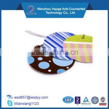 Custom design&size&shape PVC clothing plastic hang tag