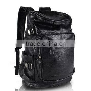 2015 Hot Sale Outdoor Fashion Leather Backpack Bag Custom Laptop Backpack photo-2