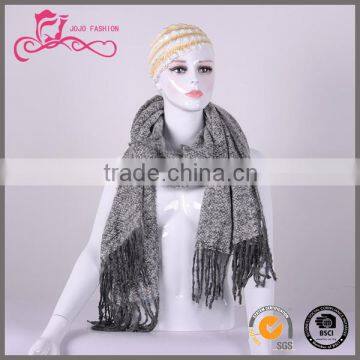 Many Color Available Fashion 2016 Newest Cheap Acrylic Winter Unisex Knitted Scarf