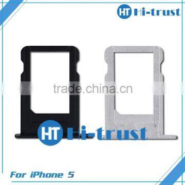 Free shipping Wholesale 100% original high quality sim card tray for iphone 5                        
                                                Quality Choice