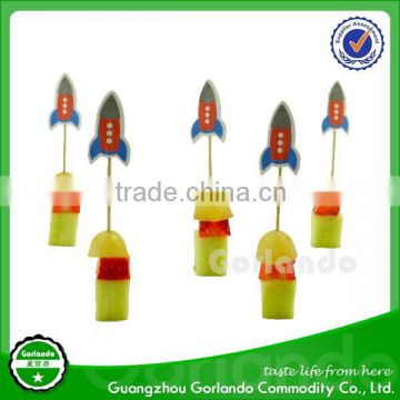 2015 Nature cheese paper toothpicks china flag picks