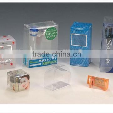 Small &cute clear product & gift & cosmetic plastic gift packaging boxes with printing