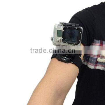 Velcro wrist band with Mount for Go Pro