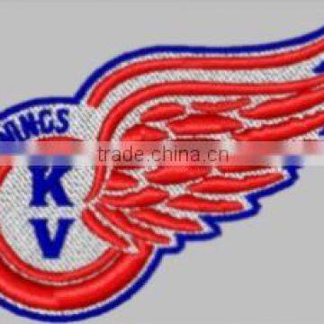 Wings Custom Embroidery Patch iron on jacket or garment